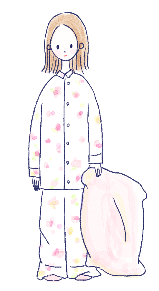 パジャマの女の子