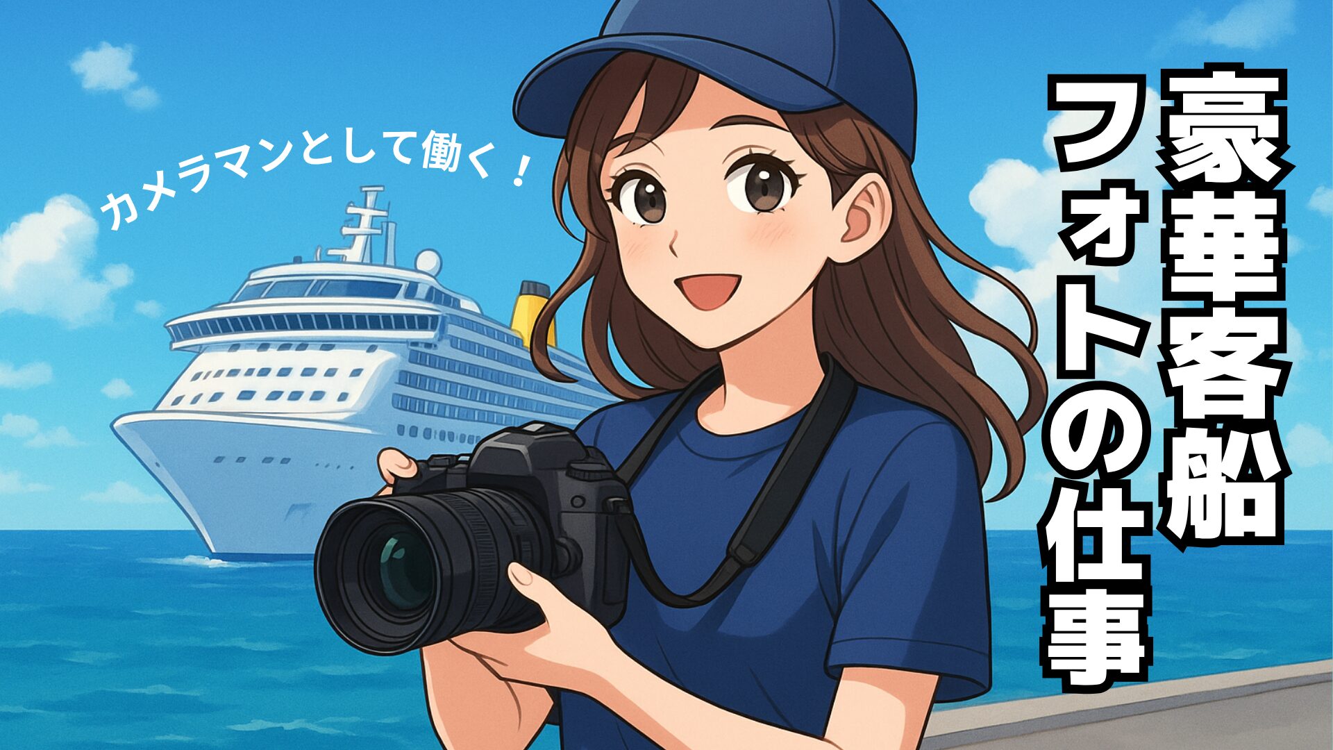 豪華客船フォトのお仕事〜カメラマンとして働く〜