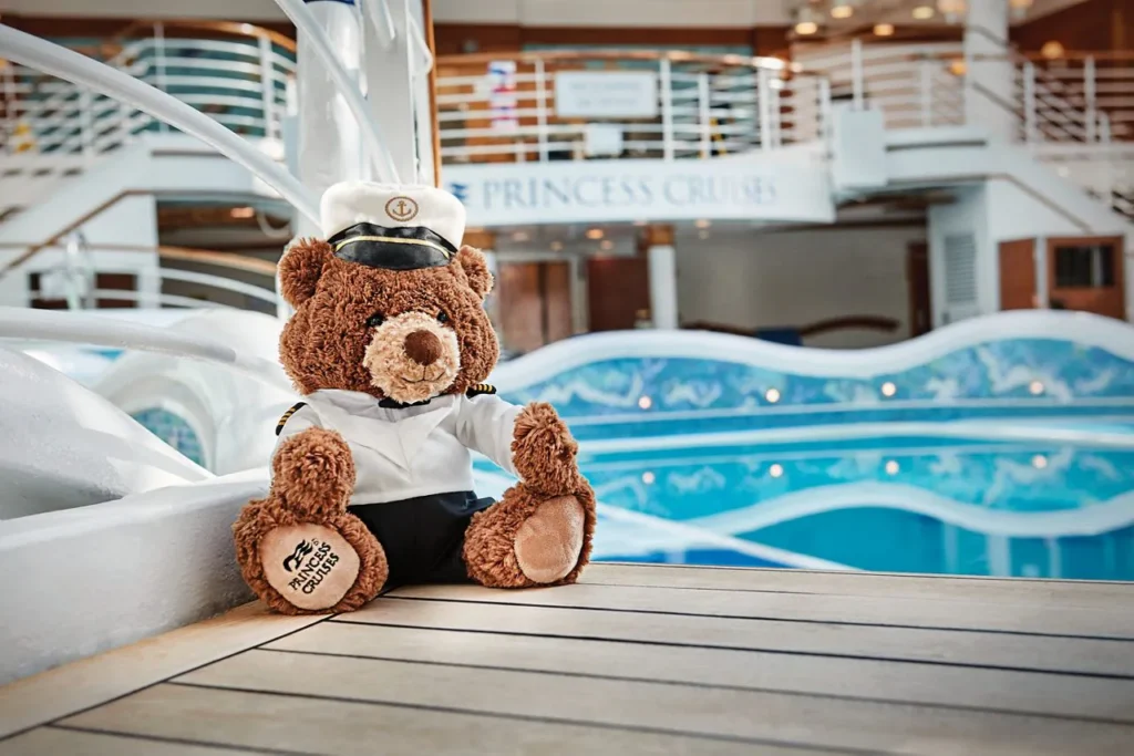 プリンセスクルーズのテディベア・スタンリー