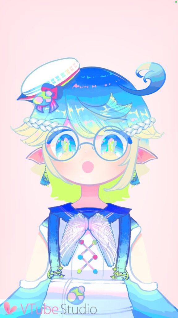 Vtuber姿のスクリーンショット